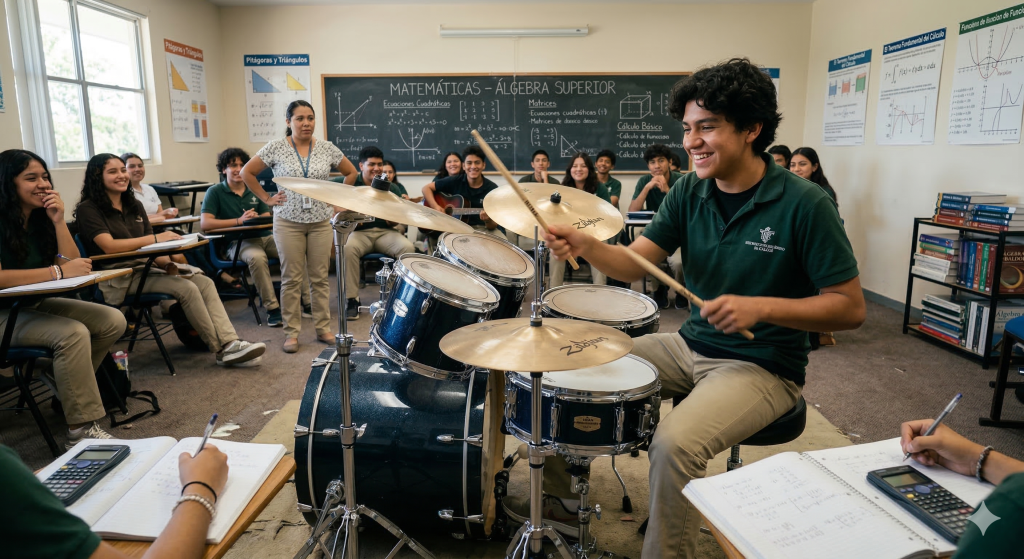 El ritmo como sistema operativo del aprendizaje: Una charla entre baquetas y neuroeducación